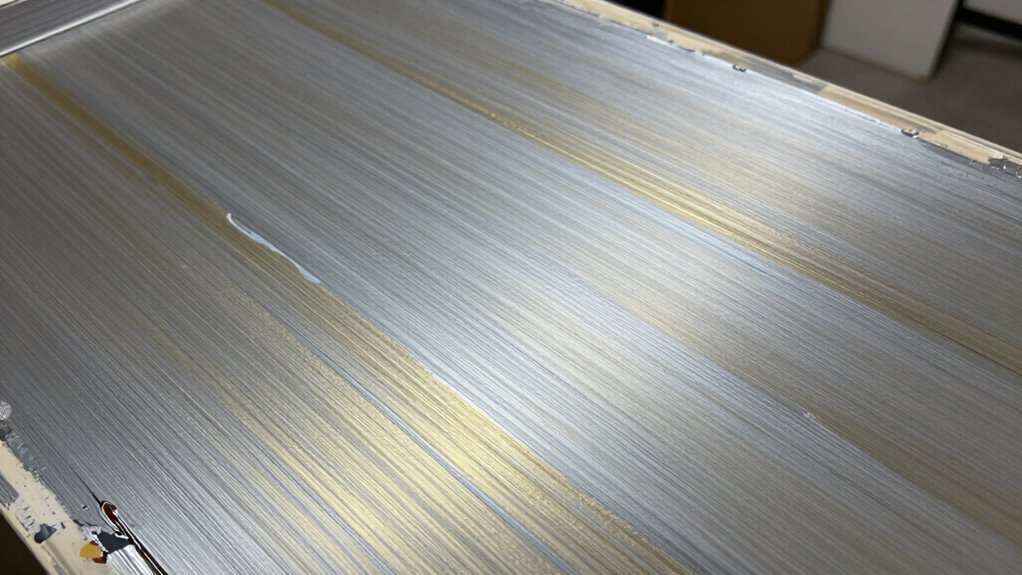 smooth even metallic application
