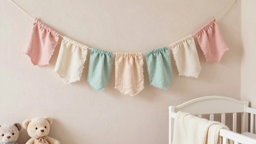 soft fabric garland decor