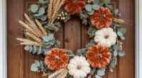 soft neutral fall wreath