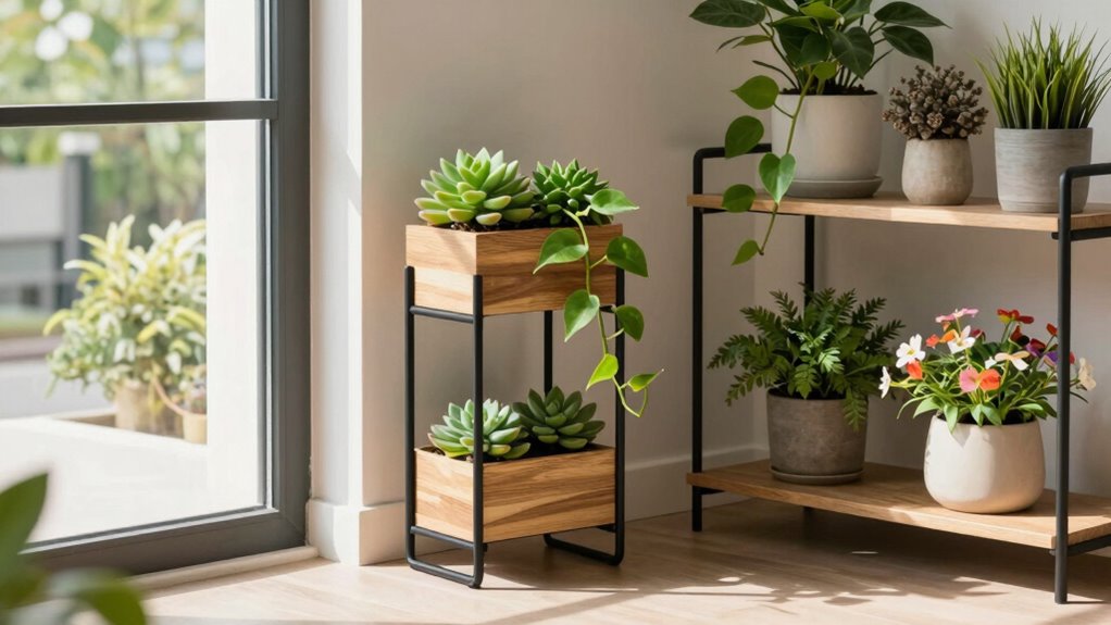 space saving indoor gardening