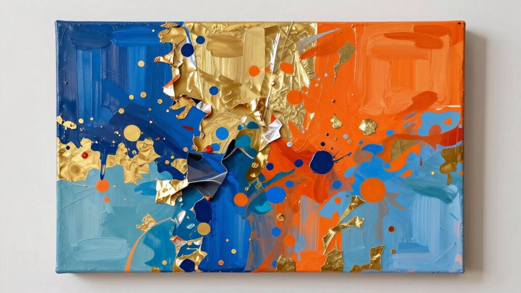 spontaneous vibrant textured experimentation