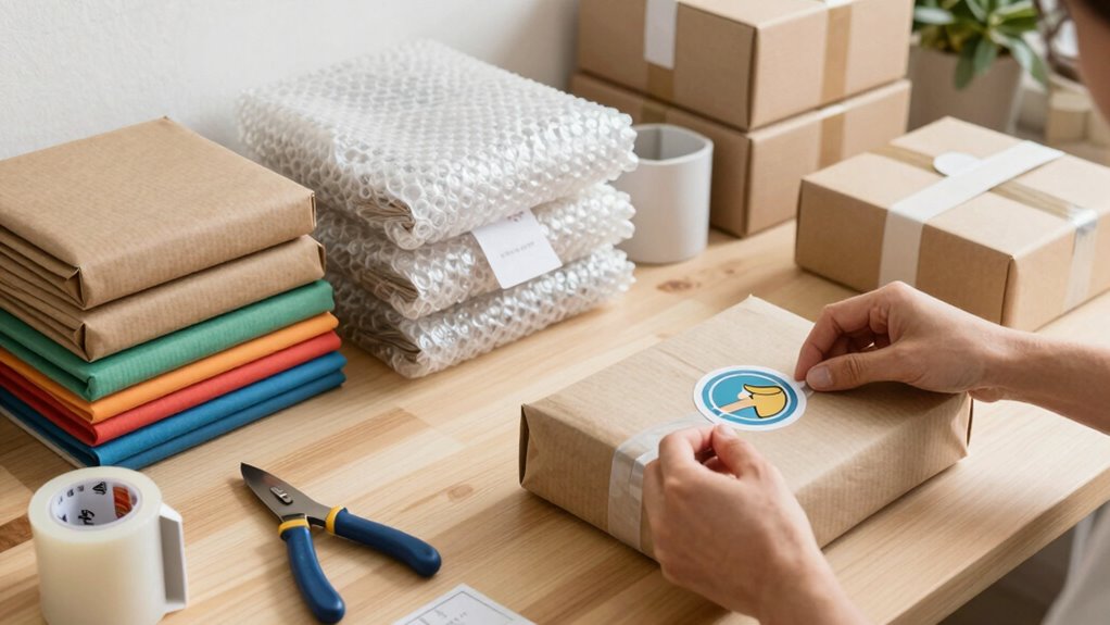streamlined handmade packaging process