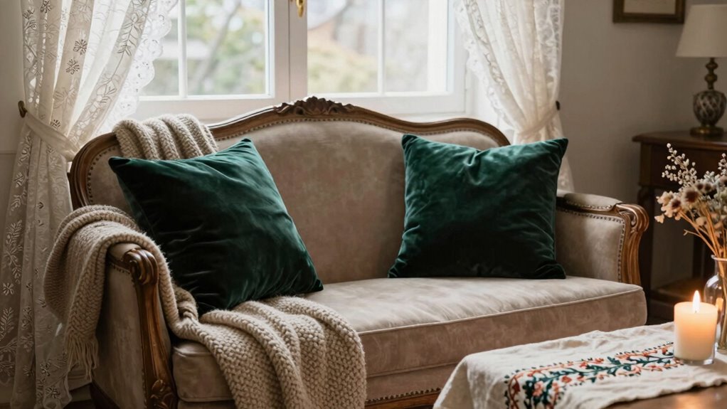 textured fabrics create romantic depth