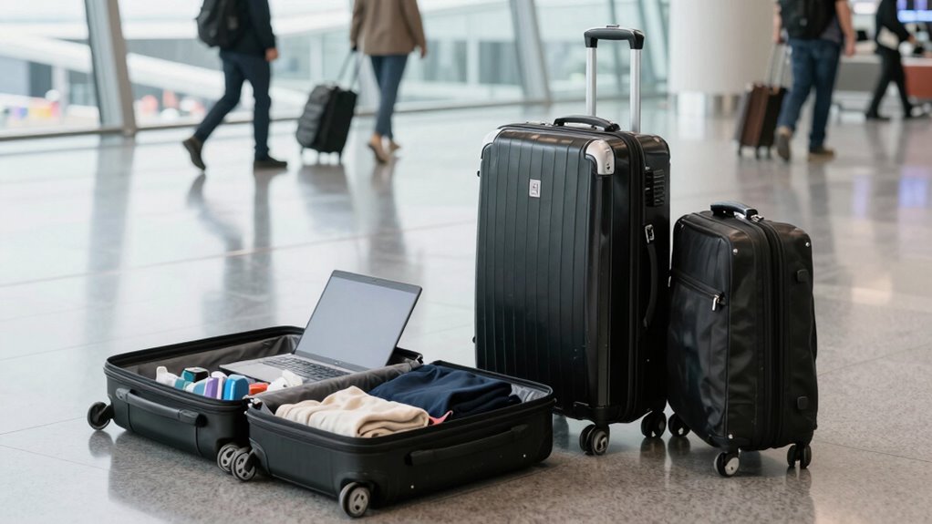travel luggage size comparison