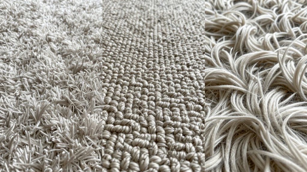 types of carpet piles