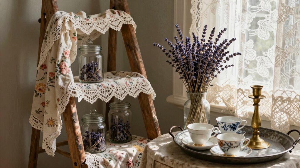 vintage decor enhances timeless elegance