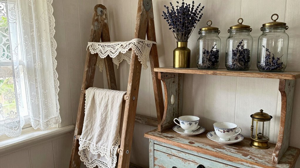 vintage distressed decorative accents