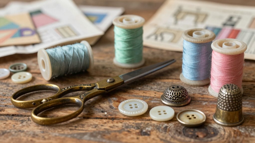 vintage notions inspire creative storytelling