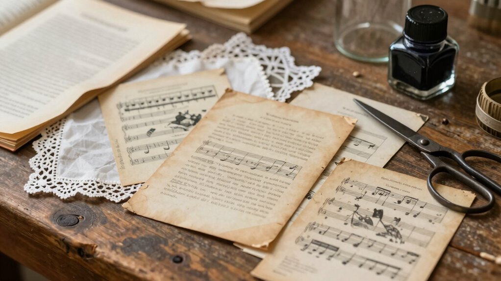 vintage paper crafting essentials