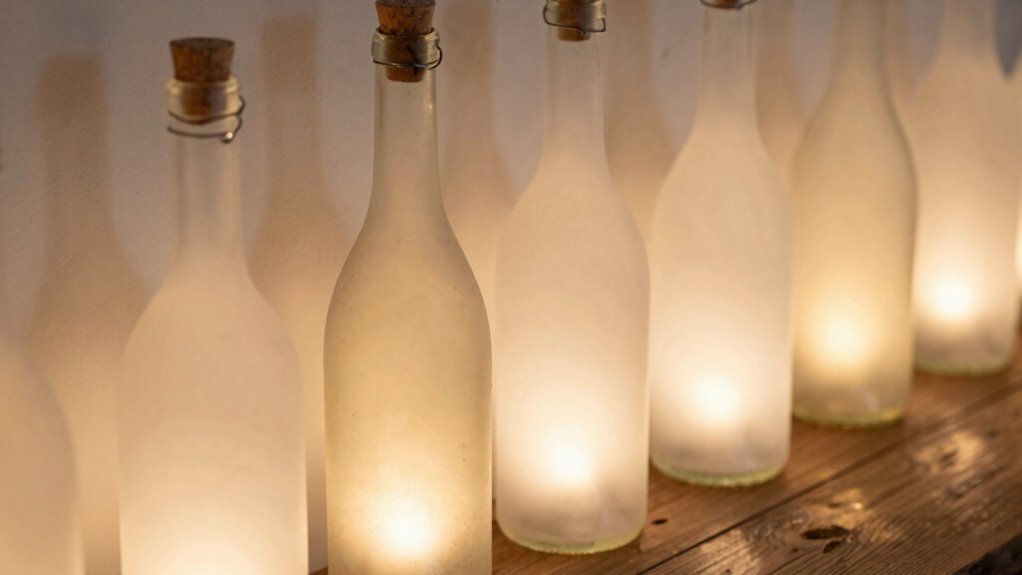 wine bottle lighting diy