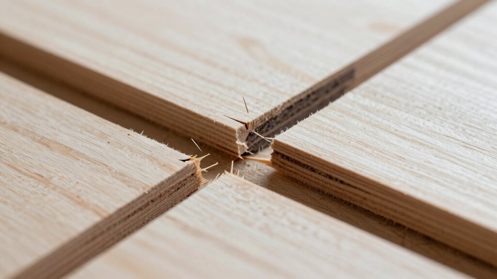 wood cracks during assembly