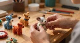 Animals and Ornament Emerge from Felted Wool in Holly Guertin’s Textiles