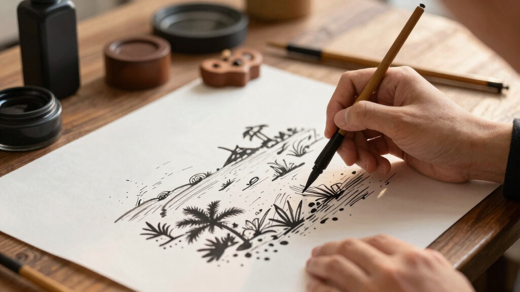 Korea’s Coastal Folklore Surfaces In Jeongmin Lee’s Ink Illustrations