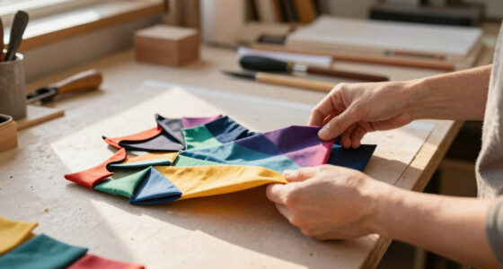 Vibrant Folded Canvases Form Garment-Like Sculptures by Susan Maddux