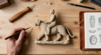 11,000-Year-old Sculpture Of Man Riding A Leopard Found In Turkey