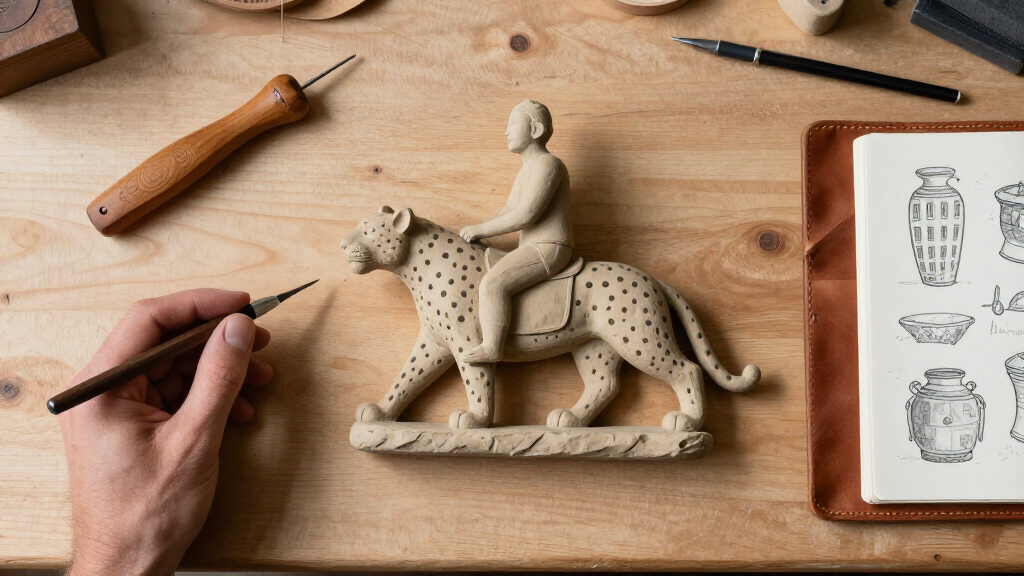 11,000-Year-old Sculpture Of Man Riding A Leopard Found In Turkey