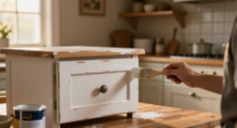 A Vintage Farmhouse Makeover Made These ’80S Kitchen Cabinets Unrecognizable
