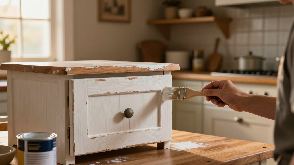 A Vintage Farmhouse Makeover Made These ’80S Kitchen Cabinets Unrecognizable