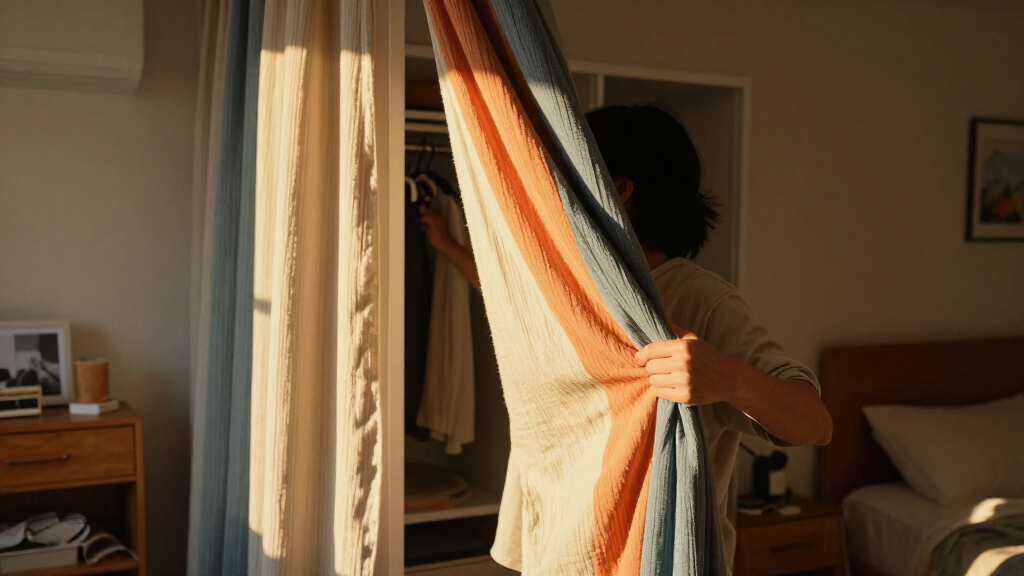 I Ditched My Closet Doors For $60 Pleated Curtains (See Why!)