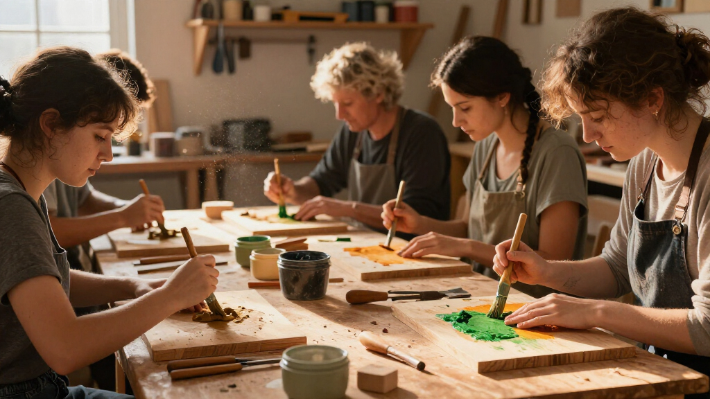 Four Artists Exploring Sustainable Alternatives To Synthetic Art Supplies