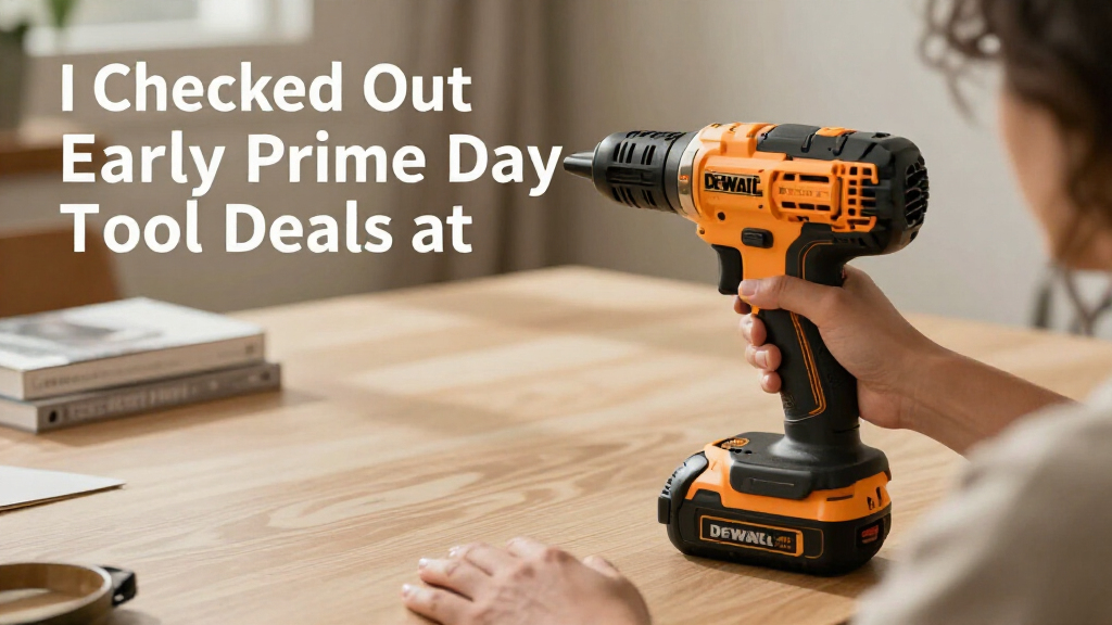 I Checked Out Dewalt’s Early Prime Day Tool Deals At Amazon