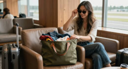 This Quince Expandable Tote Holds Everything My Suitcase Can’t On Flights