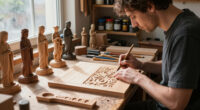 Through Carved Wooden Assemblages, Daniel Minter Communes With The Spiritual