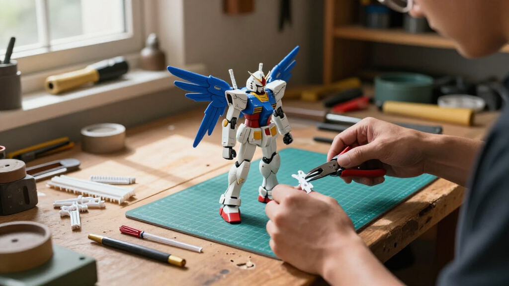 Bandai Hobby 5.5" HGAC Wing Gundam Zero 1/144 Scale Model Kit (#174) $15