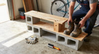 Ditch Metal Racks: Turn Concrete Blocks Into A Durable Shoe Storage Solution