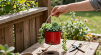Don't Toss An Old Measuring Cup: Turn It Into An Adorable Hanging Planter