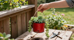 Don't Toss An Old Measuring Cup: Turn It Into An Adorable Hanging Planter