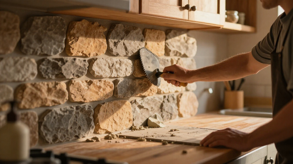 Goodbye Tile, So Long Stone: The Unique Alternative For Rustic Backsplashes