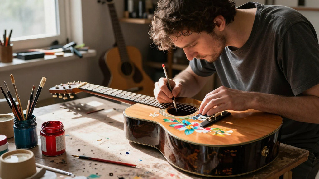 Meet The Painter Adorning Phoebe Bridgers’s Guitars