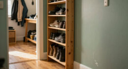 Not A Traditional Shoe Rack: Save Space With A Vertical Alternative