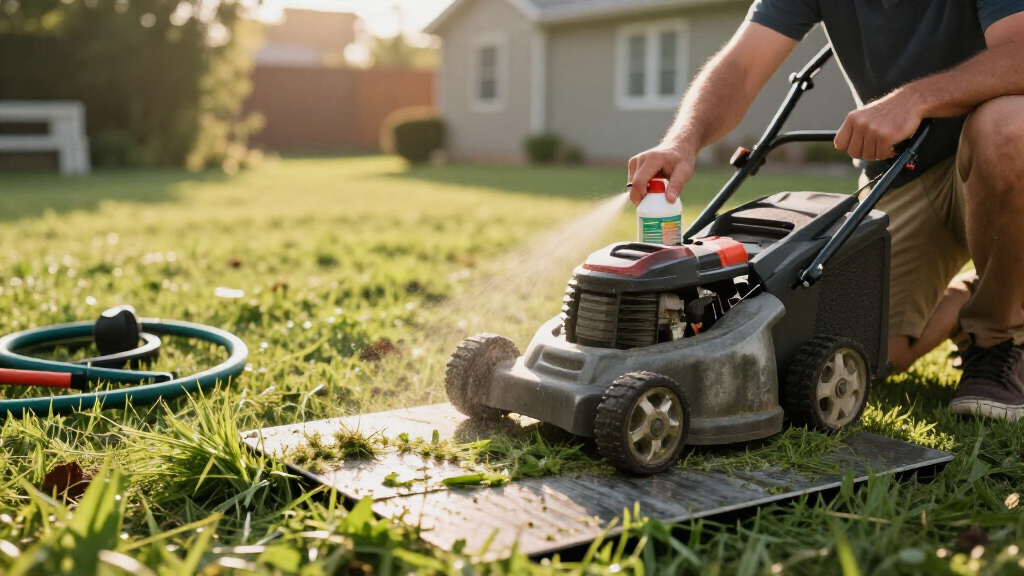Not Oil Or Wd-40: Help Keep Grass From Sticking To A Mower With A Simple Task