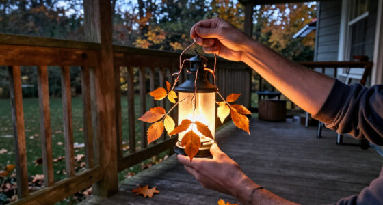 Transform Ordinary Pendant Lights Into Magical Fall Lanterns With An Impressive DIY
