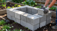 Use Concrete Blocks For A Durable Alternative To A Compost Bin