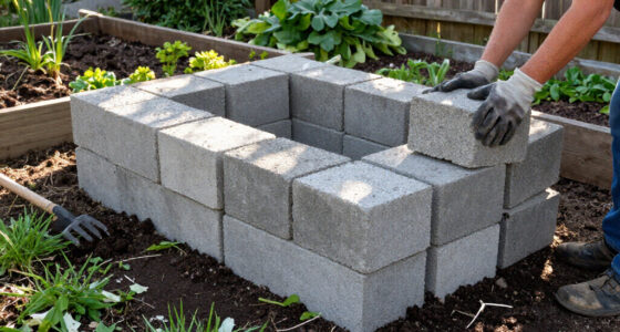 Use Concrete Blocks For A Durable Alternative To A Compost Bin