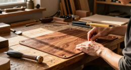 Walnut And Leather Meet At The Seams Of Eureka Ergonomic’s Arundel Collection